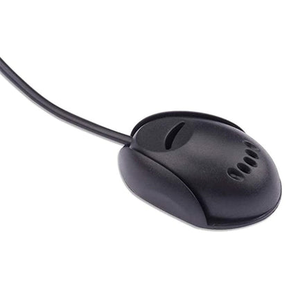 Auto AUX 3.5mm Externe Microfoon Zwart - VCTparts.nl
