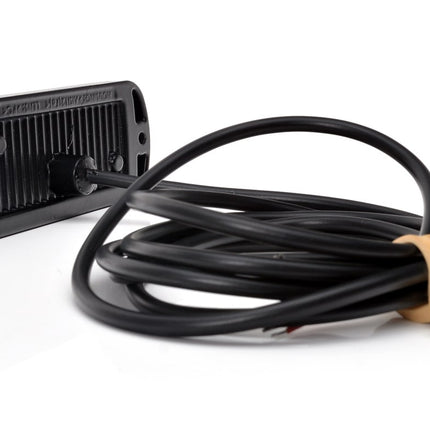 AEB LED Flitser 30 LEDs Blauw 12-24V ECE R65 Klasse 1 Opbouw Bevestiging - VCTparts.nl