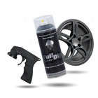FullDip FullDip Combideal Plastidip 400ml Spuitbus met Pistool - Hyper Black / Zwart Metallic Vloeibaar Vinyl Spray Dip Combideal 2