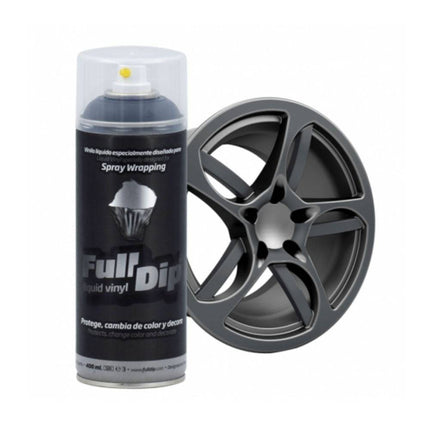 FullDip FullDip Combideal Plastidip 400ml Spuitbus met Pistool - Hyper Black / Zwart Metallic Vloeibaar Vinyl Spray Dip Combideal 9