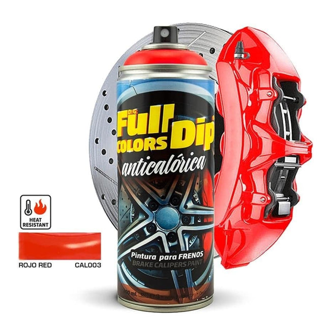 FullDip FullDip Spuitbus Remklauw Hittebestendige Spuitverf 400ml Spuitbus - Glans Rood [Vloeibare Coating] FullDip 3