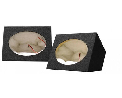 Gas Audio Power 6x9 Speakerbox Set - Compacte MDF Behuizing voor Krachtig Geluid