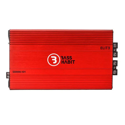 Gas Audio Power Gas Audio Power Bass Habit Elite G2 Mono 2 Ohm Amplifier voor Auto Geluidssystemen en Hoogwaardige Geluidskwaliteit Optimount 7