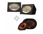 Gas Audio Power Gas 6x9 Auto Speaker voor Helder Geluid en Krachtige Audio Set B - box69 + Mad X1 - 694 - VCTparts.nl