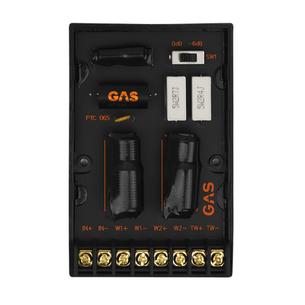 Gas Audio Power Gas Mad Level 1 2 - way Crossover voor Auto Geluidssystemen en Hoogwaardige Geluidskwaliteit - VCTparts.nl