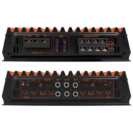 Gas Audio Power Gas Mad Level 1 Four Channel Amplifier voor Auto Geluidssystemen en Hoogwaardige Geluidskwaliteit - VCTparts.nl