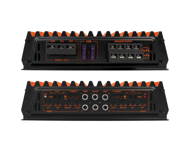 Gas Audio Power Gas Mad Level 1 Four Channel Amplifier voor Auto Geluidssystemen en Hoogwaardige Geluidskwaliteit - VCTparts.nl