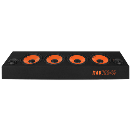 Gas Audio Power Gas Audio Power Gas Mad Level 1 Spl Board 4x8" 2x1" voor Auto Geluidssystemen en Hoogwaardige Geluidskwaliteit Optimount 3