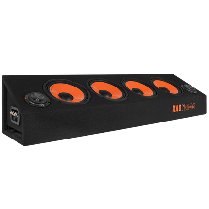 Gas Audio Power Gas Audio Power Gas Mad Level 1 Spl Board 4x8" 2x1" voor Auto Geluidssystemen en Hoogwaardige Geluidskwaliteit Optimount 5