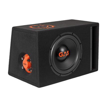 Gas Audio Power GAS MAD Level 2 10 Inch Subwooferkist met Subwoofer – Loaded Enclosure 300W RMS Krachtige Bass Upgrade Auto Audio Optimount 3