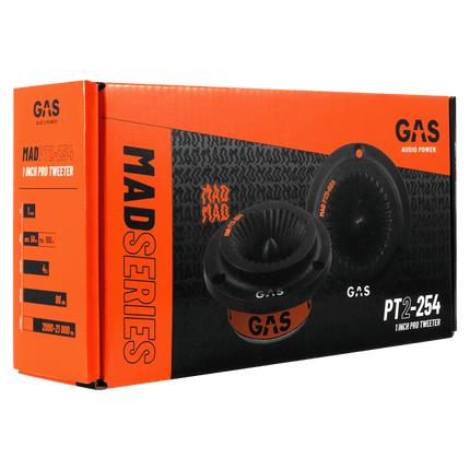 Gas Audio Power Gas Mad Level 2 Horn Tweeter 1" voor Auto Geluidssystemen en Hoogwaardige Geluidskwaliteit - VCTparts.nl