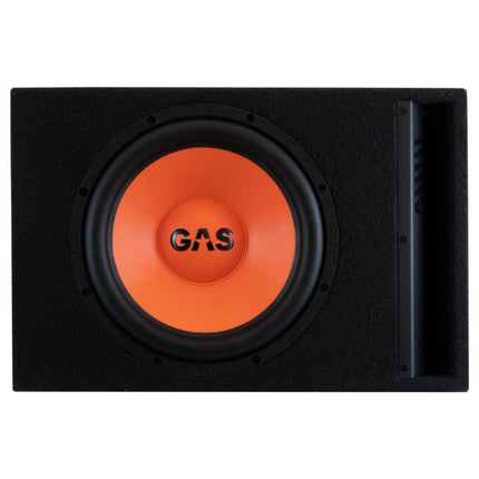 Gas Audio Power Gas Audio Power Gas Mad Level 2 Loaded Enclosure 12" voor Auto Geluidssystemen en Hoogwaardige Geluidskwaliteit Optimount 4