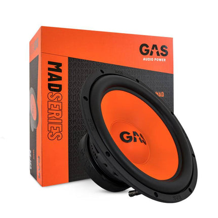 Gas Audio Power Gas Audio Power Gas Mad Level 2 Subwoofer 12" 4 Ohm voor Auto Geluidssystemen en Hoogwaardige Geluidskwaliteit Optimount 6