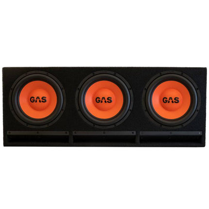 Gas Audio Power Gas Audio Power Gas Mad Level 2 Triple Enclosure 3x10" voor Auto Geluidssystemen en Hoogwaardige Geluidskwaliteit Optimount 5