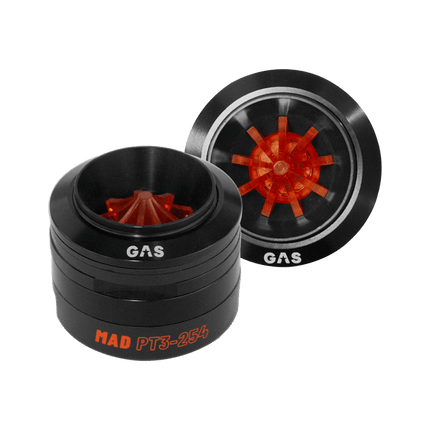 Gas Audio Power Gas Audio Power Gas Mad Level 3 Horn Tweeter 1" voor Auto Geluidssystemen en Hoogwaardige Geluidskwaliteit Optimount 5
