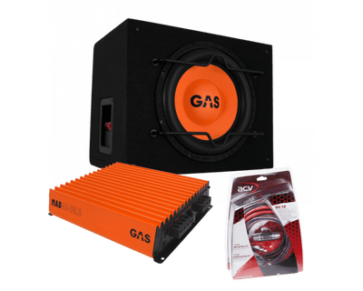 AUDIO GAS POWER GAS MAD Subwoofer Set Mad B1-110 + MAD A1-70.2 + WK-10 pour les systèmes de son de voiture et la qualité sonore de haute qualité
