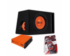 Gas Audio Power Gas Mad Subwoofer Set Mad B2 - 110 (gepoort) + Mad A1 - 500.1d + Wk - 20 voor Auto Geluidssystemen en Hoogwaardige Geluidskwaliteit - VCTparts.nl