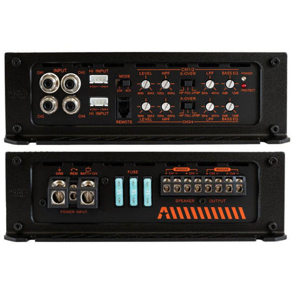 Gas Audio Power Gas Audio Power Gas Max Level 2 Four Channel Amplifier voor Auto Geluidssystemen en Hoogwaardige Geluidskwaliteit Optimount 6