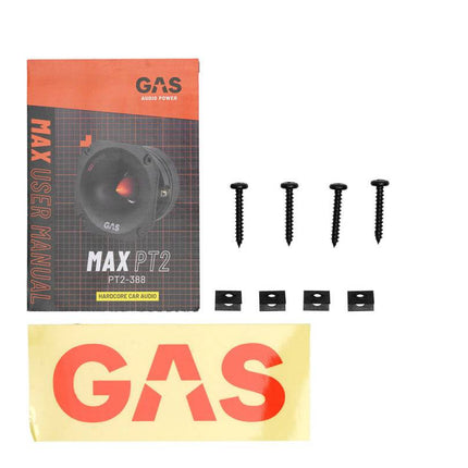 Gas Audio Power Gas Audio Power Gas Max Level 2 Tweeter 15" voor Auto Geluidssystemen en Hoogwaardige Geluidskwaliteit Optimount 2