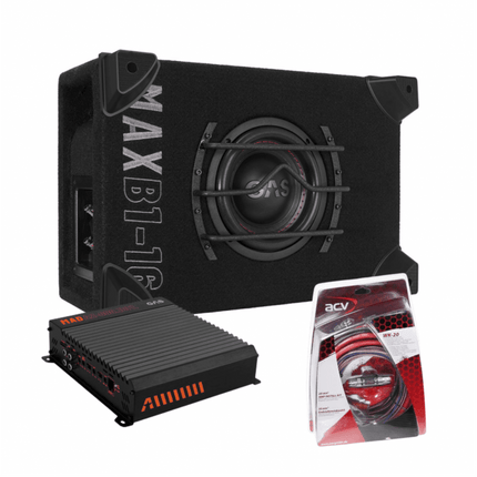 Gas Audio Power Gas Max Subwoofer Set Max B1 - 16 + Mad A2 - 600.1dfl + Wk - 20 voor Auto Geluidssystemen en Hoogwaardige Geluidskwaliteit - VCTparts.nl