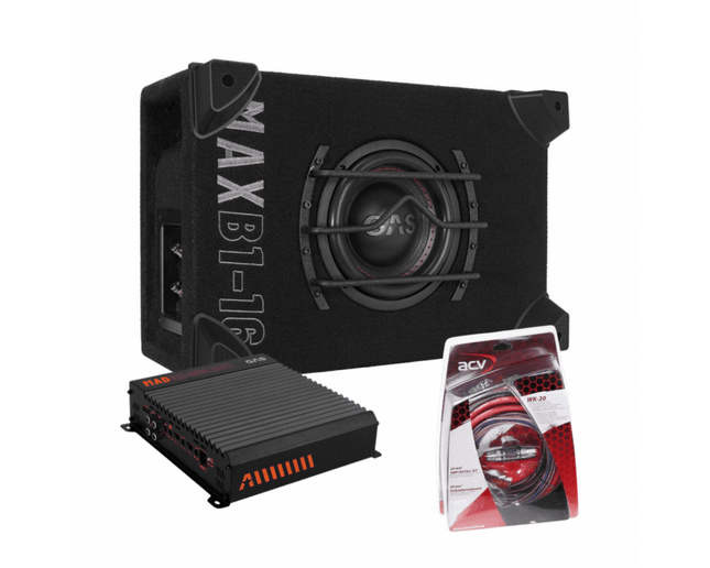 Gas Audio Power Gas Max Subwoofer Set Max B1 - 16 + Mad A2 - 600.1dfl + Wk - 20 voor Auto Geluidssystemen en Hoogwaardige Geluidskwaliteit - VCTparts.nl