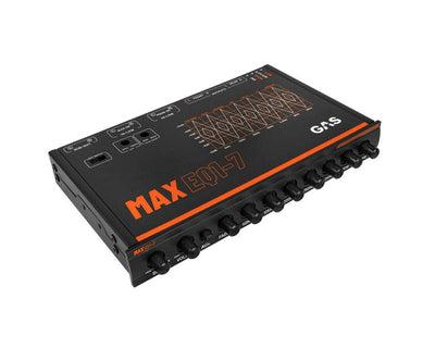 Gas Power Power Gas max amplificateur ½din 7 bandes Eq 6V Pré-sortes pour les systèmes de son de voiture et qualité sonore de haute qualité