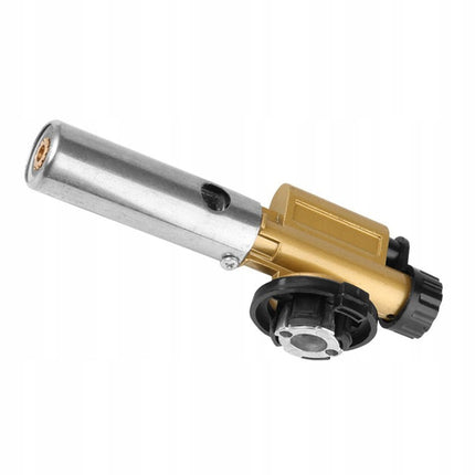 Gasbrander met Regelknop en Ontsteker – Krachtige Handbrander Verhitting voor Kamperen en Klussen - Gietijzeren Branderkop Cast Iron Burner - VCTparts.nl