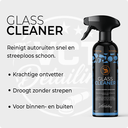 Glass Cleaner Premium Ruitenreiniger 500ML Krachtig Tegen Vuil voor een Glanzend Resultaat - VCTparts.nl