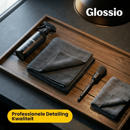 Glossio Glossio Absorberende Zachte Droogdoek voor een Streeploos Resultaat 1200gsm Medium (40 x 60cm) Grijs AMiO 8