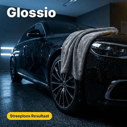 Glossio Glossio Absorberende Zachte Droogdoek voor een Streeploos Resultaat 1200gsm Medium (40 x 60cm) Grijs AMiO 4
