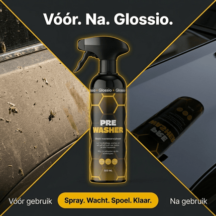 Glossio Glossio Active Pre Washer Premium Vuil en Insectenverwijderaar 500ML - Krachtige Auto Voorreiniger voor Hardnekkig Vuil en Insecten zonder Schade Glansz 5
