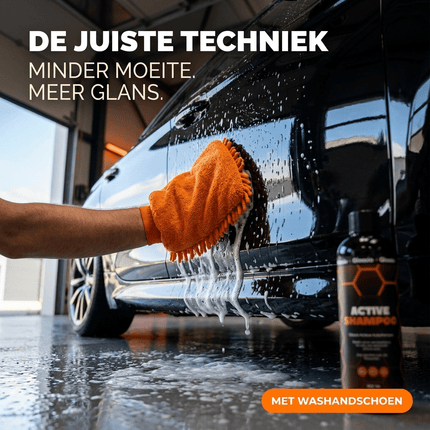 Glossio Glossio Active Shampoo Premium Werkende Zeep 500ML - Krachtige Autoshampoo voor Dieptereiniging en Glanzende Lak zonder Beschadiging Glansz 4