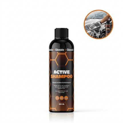 Glossio Glossio Active Shampoo Premium Werkende Zeep 500ML - Krachtige Autoshampoo voor Dieptereiniging en Glanzende Lak zonder Beschadiging Glansz 12