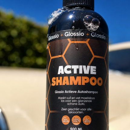 Glossio Active Shampoo Werkende Zeep 500ML – Productfoto 7