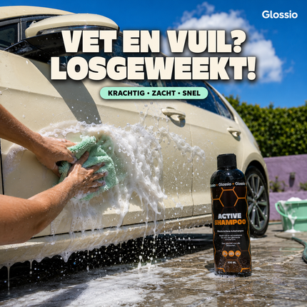 Glossio Active Shampoo Werkende Zeep 500ML – Productfoto 8