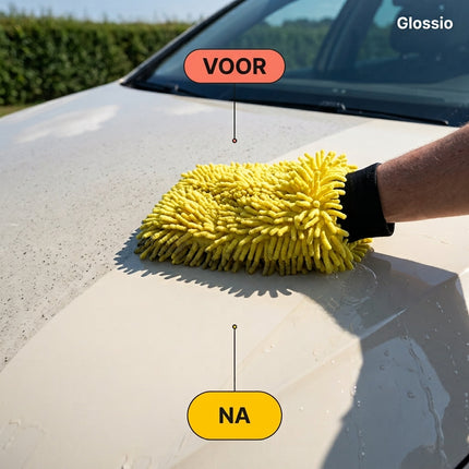 Glossio Auto Reinigings Washandschoen Washmitt Absorberende – Productfoto 6