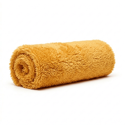 Glossio Buff/Wax Towel Oranje Microvezel Polijst Doek 40x40cm voor een Streeploos Resultaat Oranje