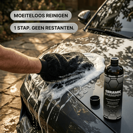 Glossio Glossio Ceramic Shampoo Premium Keramische Zeep 500ML - Diepe Reiniging en Langdurige Bescherming voor Auto Lak en Oppervlakken Glansz 3