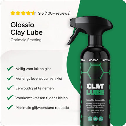 Glossio Glossio Clay Lube Premium Smeermiddel voor Klei 500ML - Veilig en Efficiënt voor Krasvrije Kleibehandeling en Glanzende Auto Oppervlakken Glansz 9