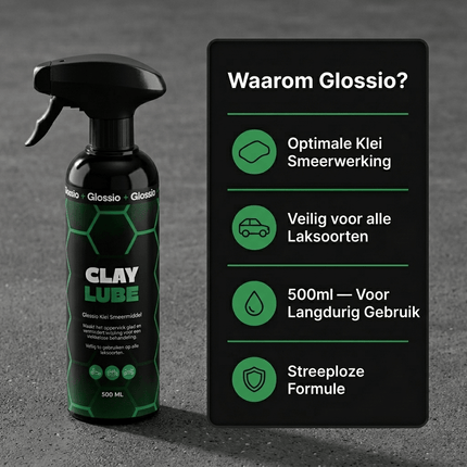 Glossio Glossio Clay Lube Premium Smeermiddel voor Klei 500ML - Veilig en Efficiënt voor Krasvrije Kleibehandeling en Glanzende Auto Oppervlakken Glansz 6