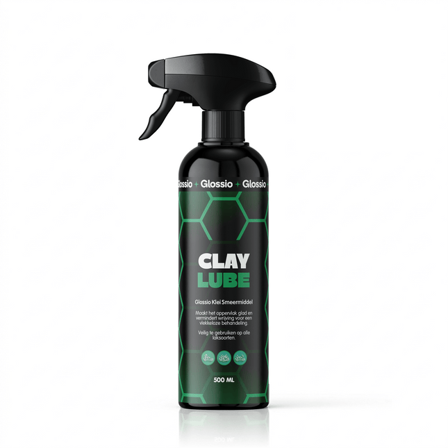 Glossio Clay Lube Premium Smeermiddel voor Klei 500ML - Veilig en Efficiënt voor Krasvrije Kleibehandeling en Glanzende Auto Oppervlakken - VCTparts.nl