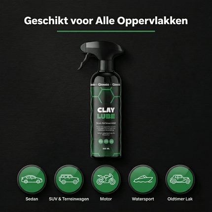 Glossio Glossio Clay Lube Premium Smeermiddel voor Klei 500ML - Veilig en Efficiënt voor Krasvrije Kleibehandeling en Glanzende Auto Oppervlakken Glansz 5