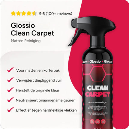Glossio Clean Carpet 500ML Effectief Tegen Vlekken voor Schone Automatten & Bekleding - VCTparts.nl