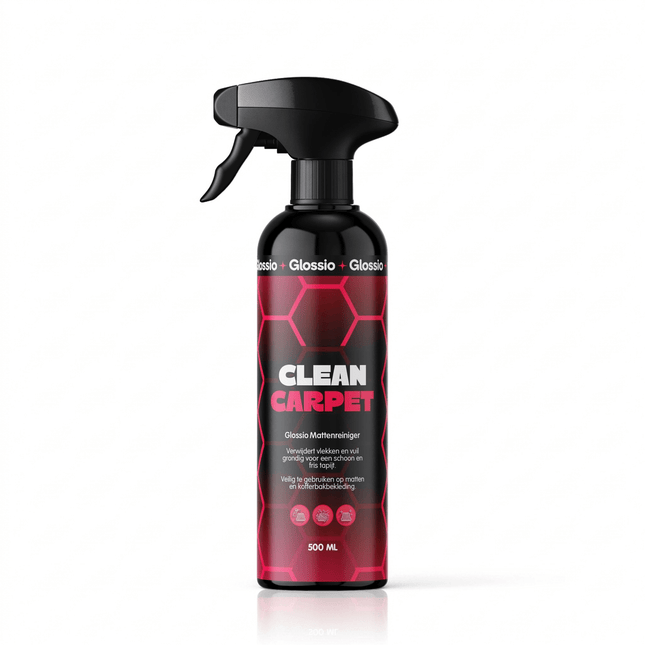 Glossio Clean Carpet 500ML Tapijtreiniger voor Auto Bekleding - Verwijdert Hardnekkige Vlekken en Vuil uit Automatten en Stoffen Interieur - VCTparts.nl