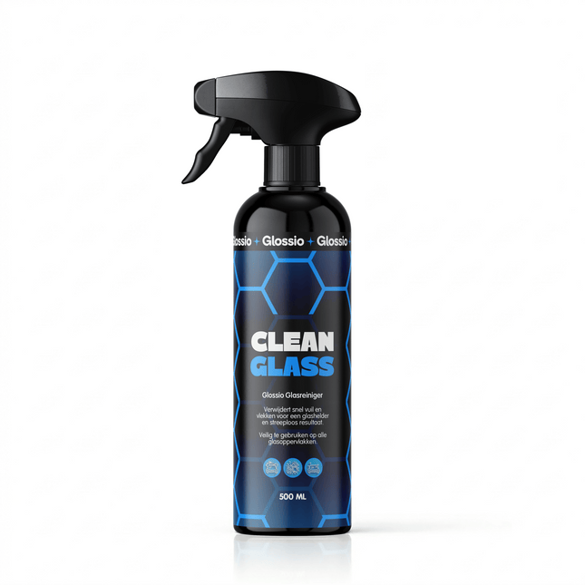Glossio Clean Glass Premium Ruitenreiniger 500ML - Streeploze Glasreiniger voor Autoruiten met Krachtige Vuilverwijdering en Kristalhelder Resultaat - VCTparts.nl