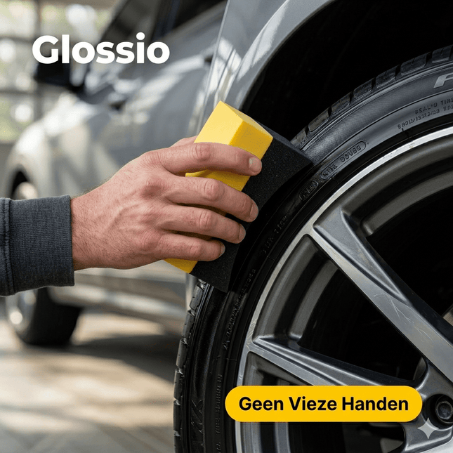 Glossio Glossio Clean Hands Banden Applicator U - Vormige Schuim Applicator Geel/Zwart AMiO 2