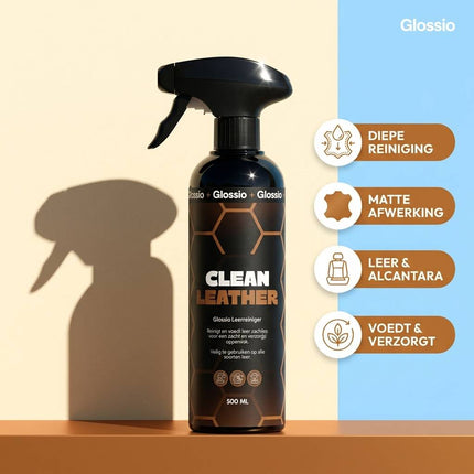 Glossio Clean Leather Leer Alcantara Reiniger – Productfoto 5