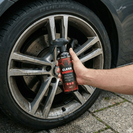 Glossio Clean Wheels Premium Velgenreiniger 500ML Krachtig Tegen Vuil voor een Glanzend Resultaat - VCTparts.nl