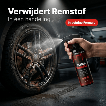 Glossio Glossio Clean Wheels Premium Velgenreiniger 500ML - Krachtige Remstof en Vuil Verwijderaar voor Alle Velgen met Veilig Glanzend Resultaat Glansz 6