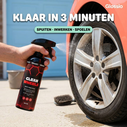 Glossio Clean Wheels Velgenreiniger 500ML – Productfoto 3